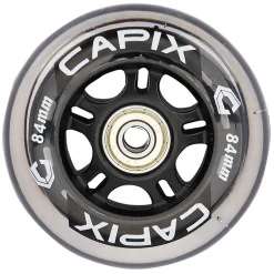 CAPIX Inline Skates And Accessories^84 mm ABEC 7 (Pack of 8) - Replacement Wheels for Inline Skates