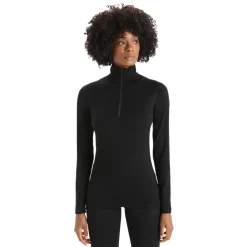 Best ICEBREAKER 200 Oasis HZ - Women's Baselayer Long-Sleeved Shirt 001