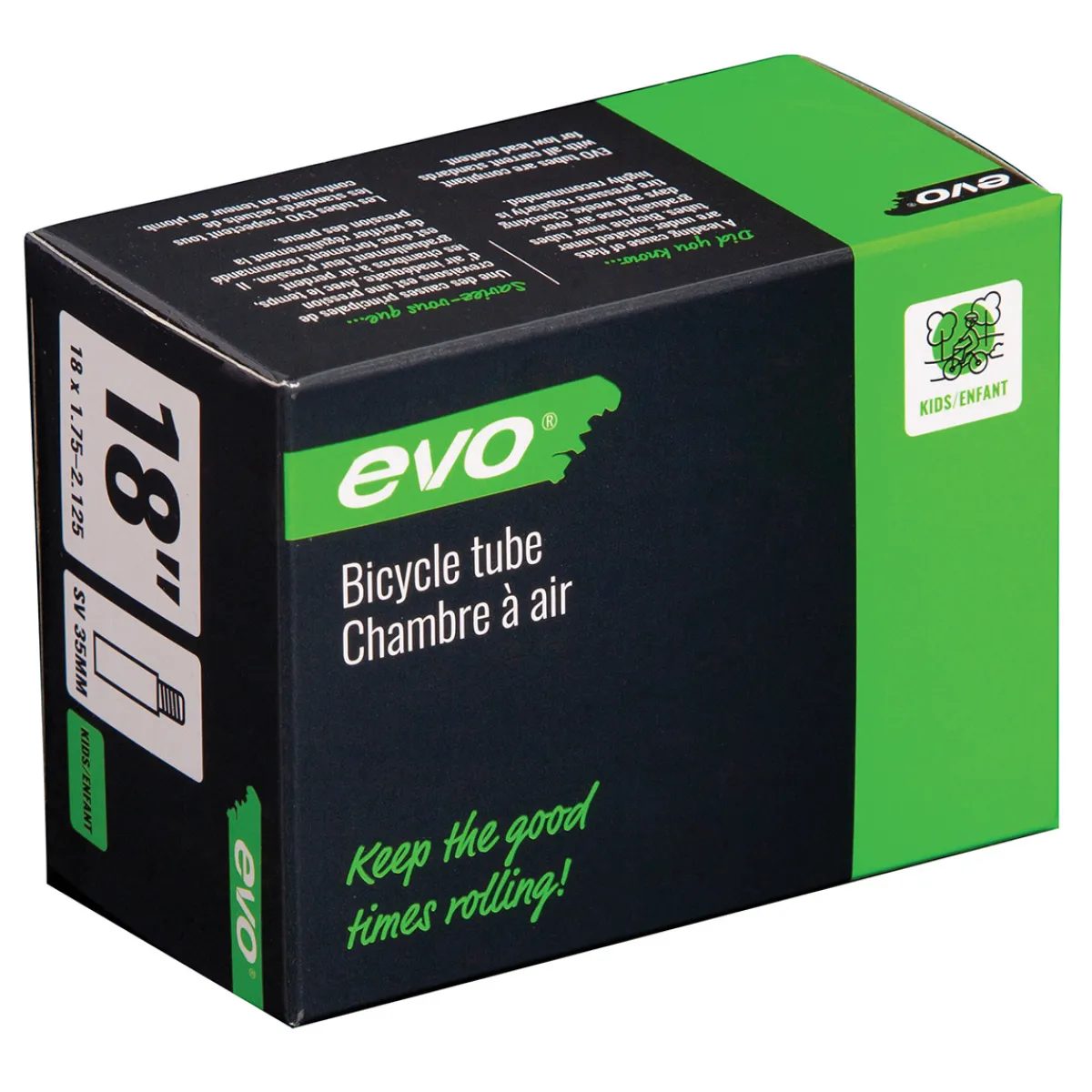 EVO 18 Schrader 1.75-2.125 - Bicycle Tube