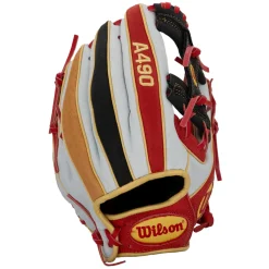 Sale WILSON A490 - 11,5" - Junior Fielders' Glove RHT