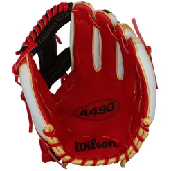 Sale WILSON A490 - 11,5" - Junior Fielders' Glove RHT