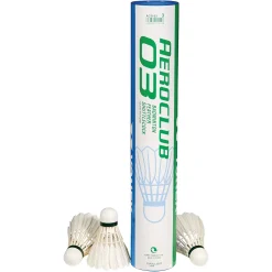 YONEX Aeroclub TR (Pack of 12) - Feather Shuttlecocks WHITE