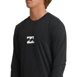 Hot BILLABONG All Day Wave - Men's Long-Sleeved Rash Guard BLK