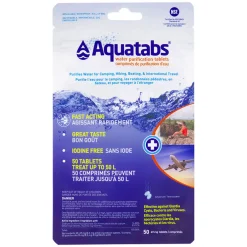 AQUATABS (Pack of 50 tablets) - Water Purification Tablets