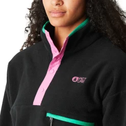 Women PICTURE Winter Jackets|Mid-Season And Aerobic Jackets^Arcca - Women's Half-Snap Sweater