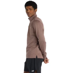 Best NEW BALANCE Athletics H Grid - Men's Half-Zip Swer EAT