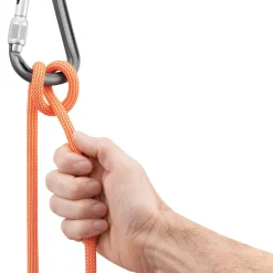 New PETZL Attache - Locking carabiner GREY