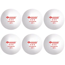 DONIC Ping-Pong^Avantgarde 3-Star (Pack of 6) - Table Tennis Balls