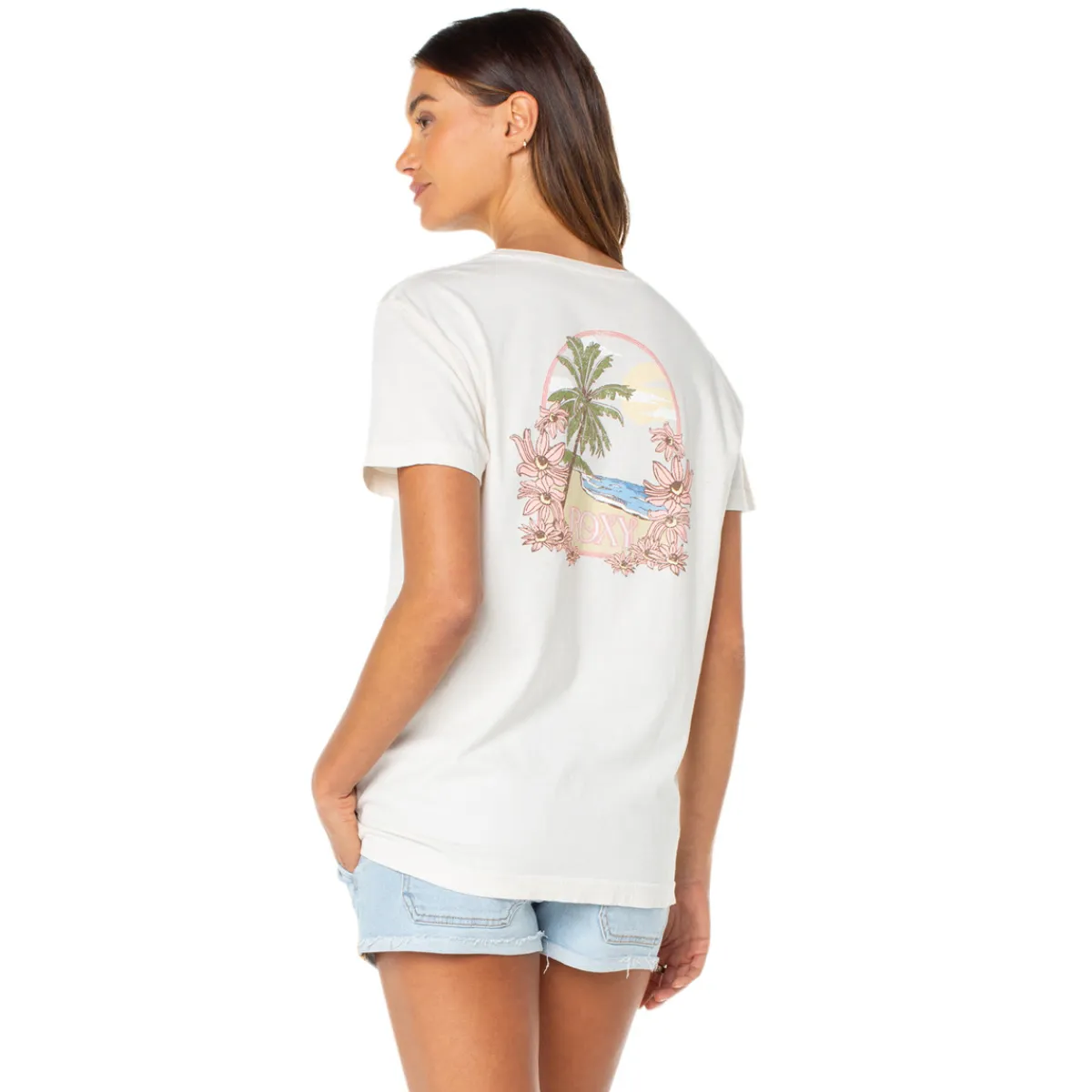 Women ROXY T-Shirts And Polos^Beach Day - Women's T-Shirt