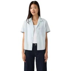 Best LEVI'S Bennie Camp - Women's Short-Sleeved Blouse 0001