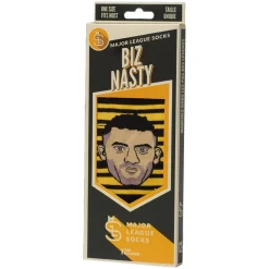 Best MAJOR LEAGUE SOCKS Biz Nasty Spittin Chiclets - Adult Caricature Crew Socks