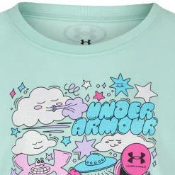 UNDER ARMOUR KIDS Boxy - Little Girls' T-Shirt 372