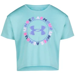 Clearance UNDER ARMOUR Bubble Wordmark - Girls' T-Shirt 466