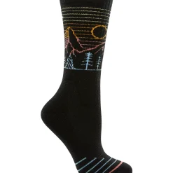 Best WOODS Buckwell Explorer (Pack of 2 pairs) - Women's Hiking Socks F25E