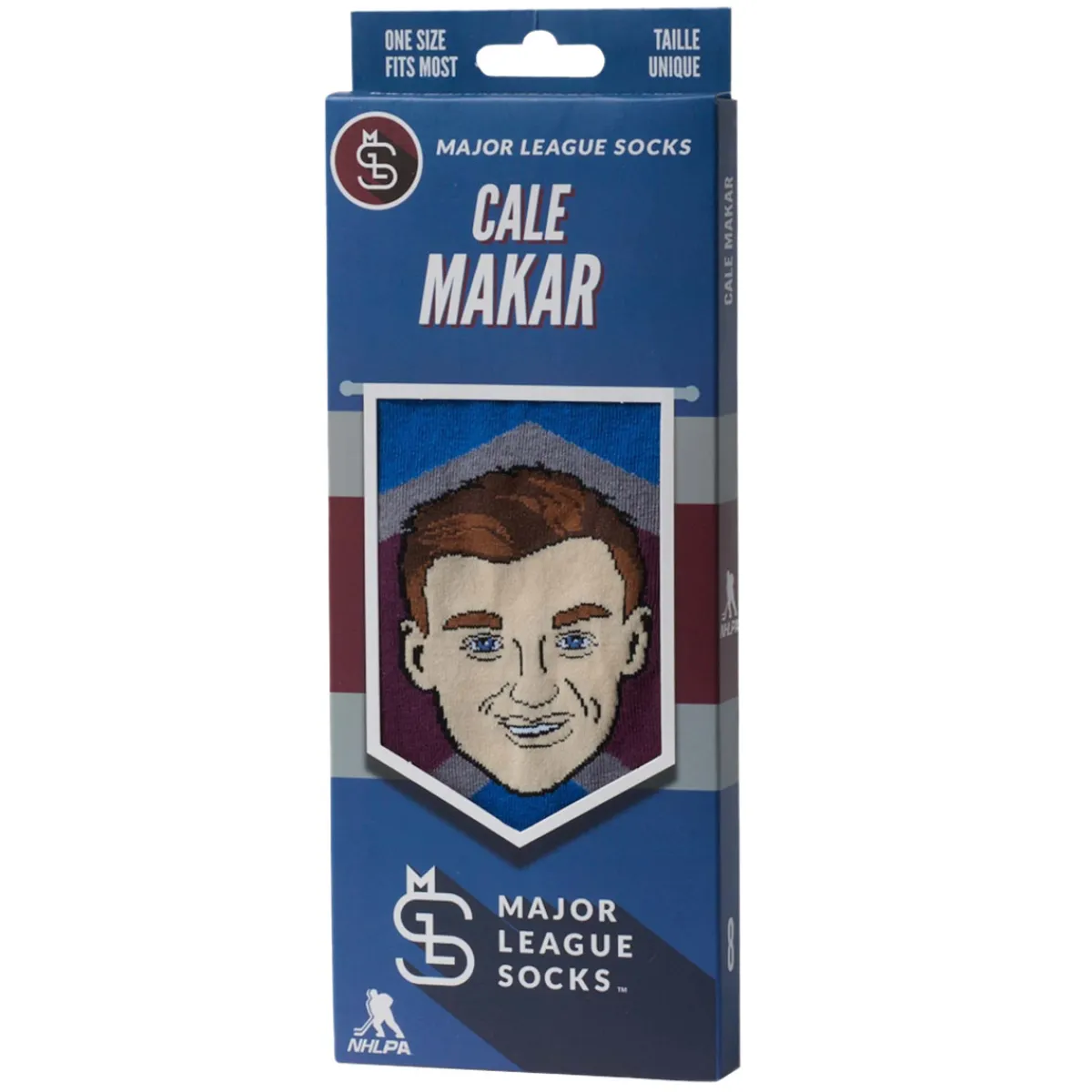 Hot MAJOR LEAGUE SOCKS Cale Makar Colorado Avalanche NHL - Adult Caricature Crew Socks