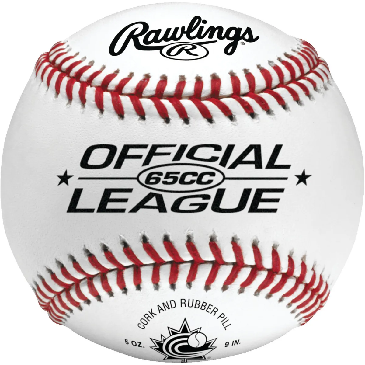 RAWLINGS Baseball And Softball^65CC - Official League Baseball 9"
