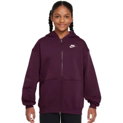 NIKE Sportswear|Casual Wear^Club - Girls' Full-Zip Hoodie