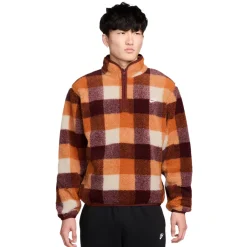 NIKE Mid-Season And Aerobic Jackets|Long Sleeves And Sweaters^Club - Men's Half-Zip Sweater