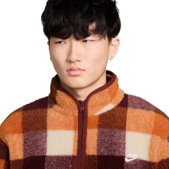 NIKE Mid-Season And Aerobic Jackets|Long Sleeves And Sweaters^Club - Men's Half-Zip Sweater