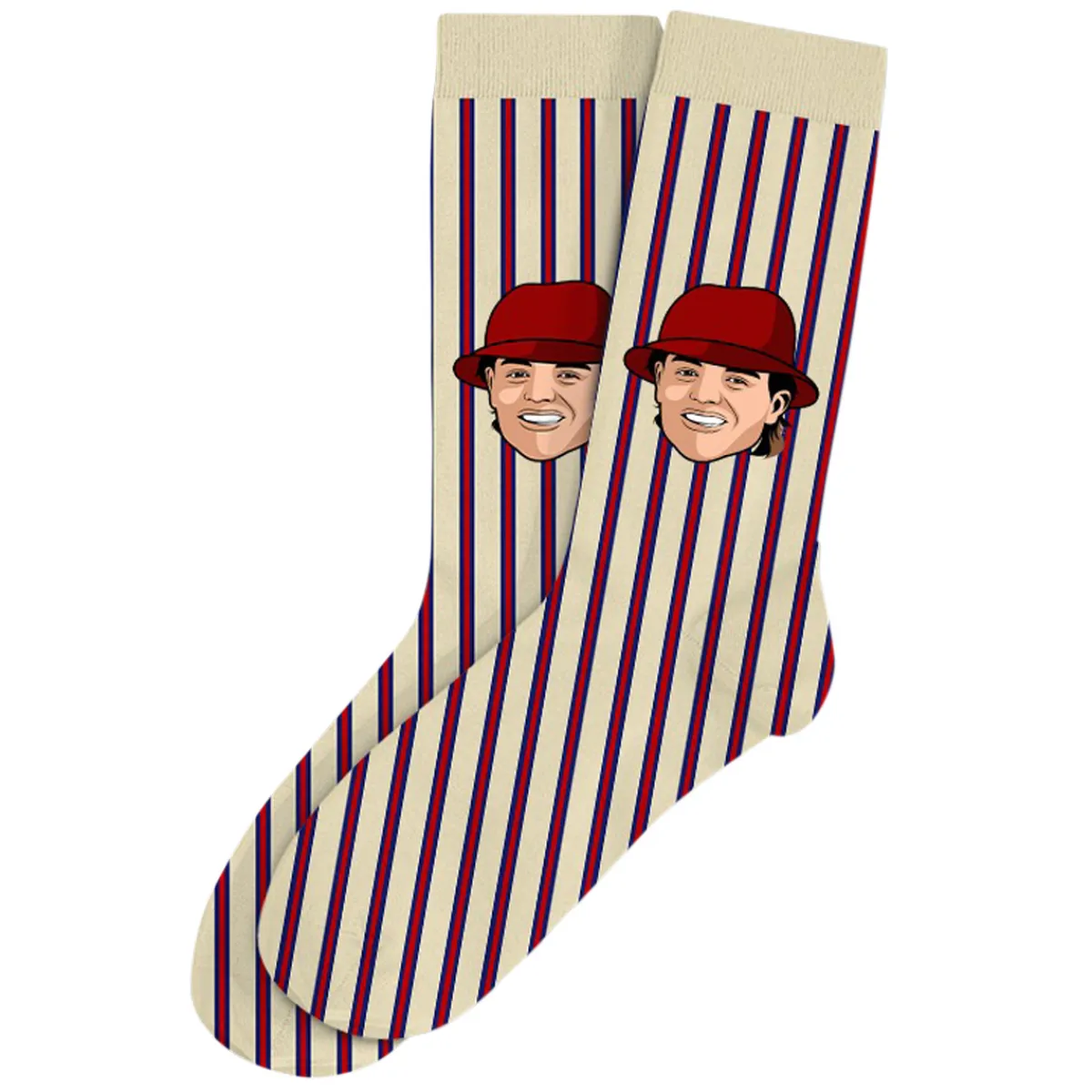 Clearance MAJOR LEAGUE SOCKS Cole Caufield Montreal Canadiens NHL Special Edition - Adult Caricature Crew Socks