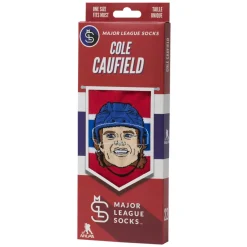 MAJOR LEAGUE SOCKS Fan Zone|Hockey^Cole Caufield Montreal Canadiens NHL - Adult Caricature Crew Socks