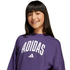 ADIDAS Sportswear|Casual Wear^Collegiate Typography - Girls' Sweatshirt