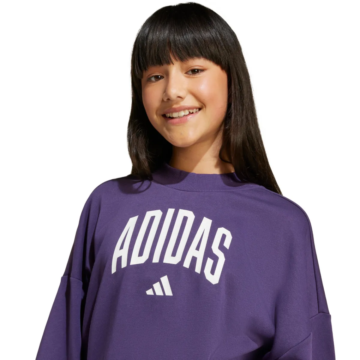 ADIDAS Sportswear|Casual Wear^Collegiate Typography - Girls' Sweatshirt