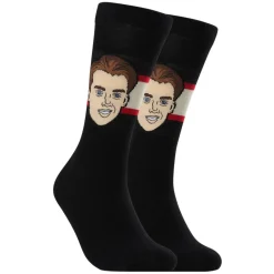 MAJOR LEAGUE SOCKS Fan Zone|Hockey^Connor Bedard Chicago Blackhawks NHL Retro Edition - Adult Caricature Crew Socks