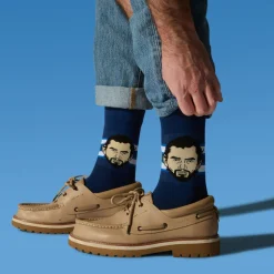 Women MAJOR LEAGUE SOCKS Socks|Fan Zone^Connor Hellebuyck Winnipeg Jets NHL - Adult Caricature Crew Socks