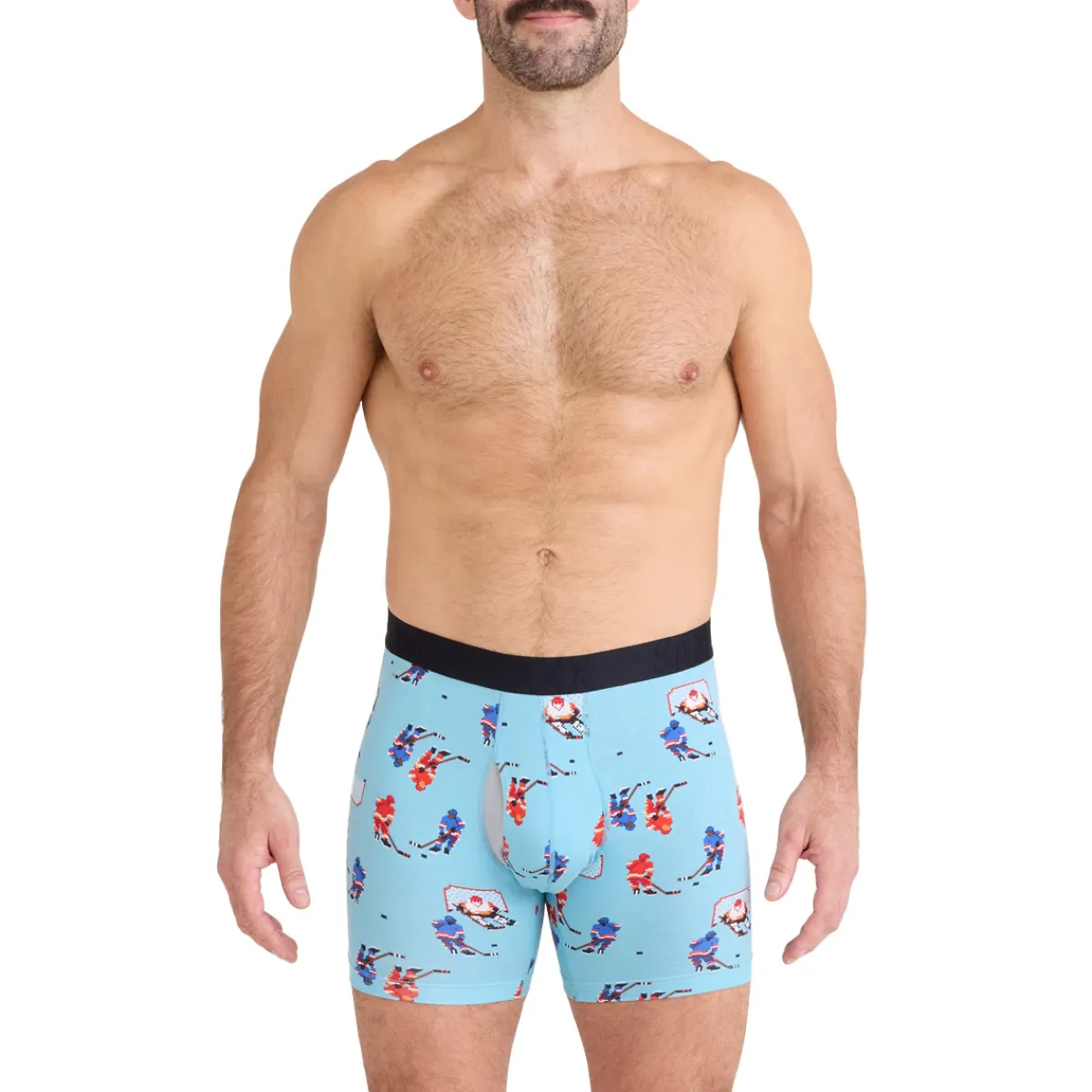 Clearance SAXX Cooling Cotton - Men's Fitted Boxer Shorts AIB