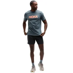 HOKA Running Clothing^Core Logo - Men's T-Shirt