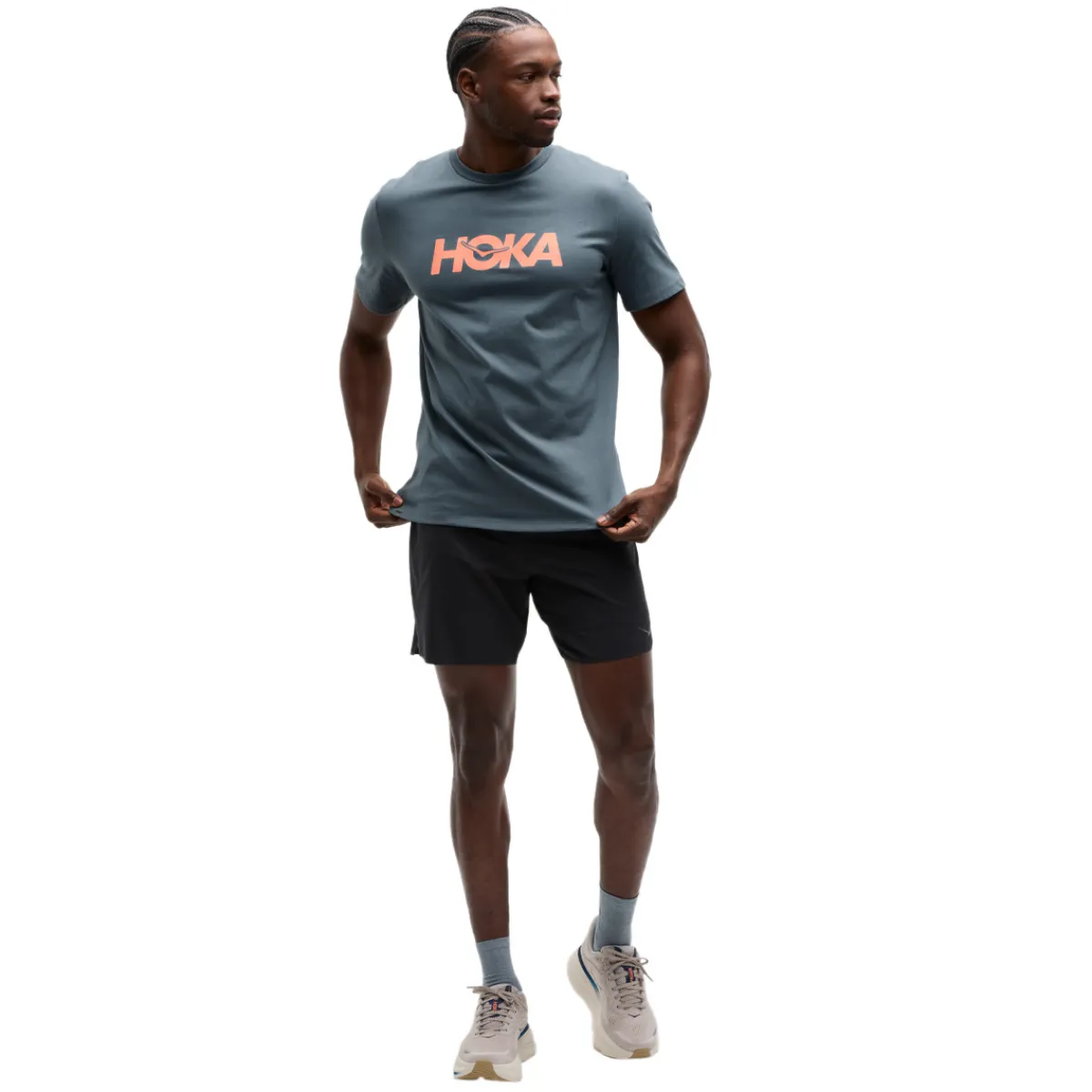 HOKA Running Clothing^Core Logo - Men's T-Shirt
