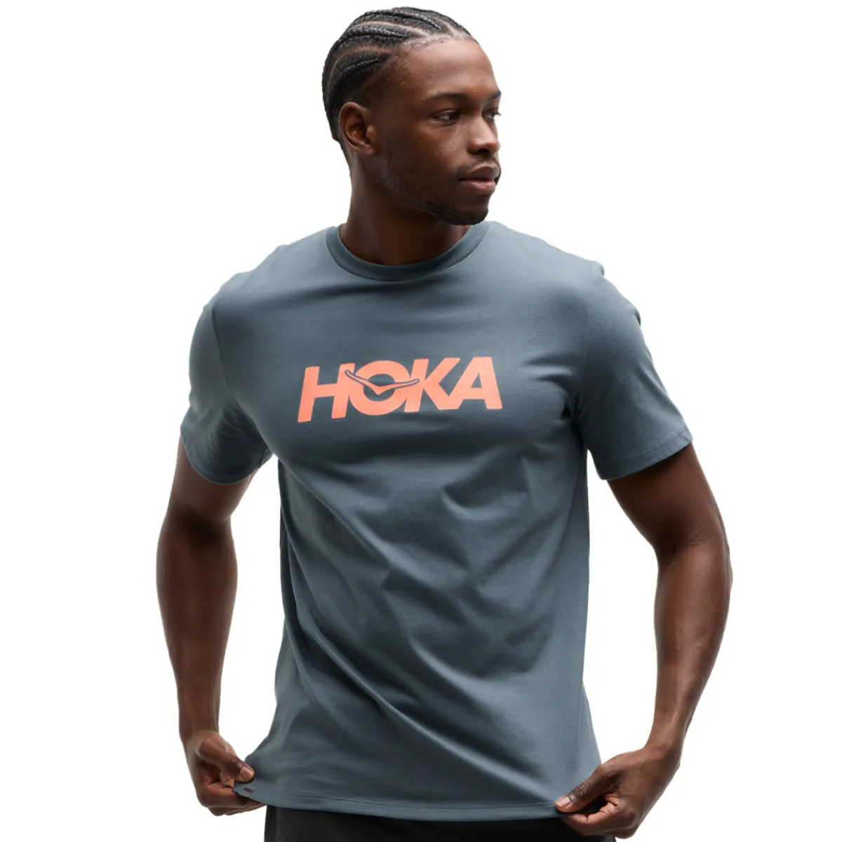 HOKA Running Clothing^Core Logo - Men's T-Shirt