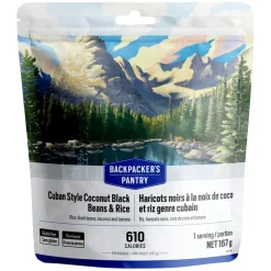 Best BACKPACKER'S PANTRY Cuban Style Coconut Black Beans and Rice - Freeze-Dried Camping Food Meal