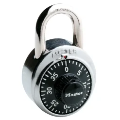 Discount MASTER LOCK 1500D - Combination Dial Padlock NOIR
