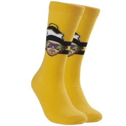 MAJOR LEAGUE SOCKS Fan Zone|Hockey^David Pastrnak Boston Bruins NHL Special Edition - Adult Caricature Crew Socks