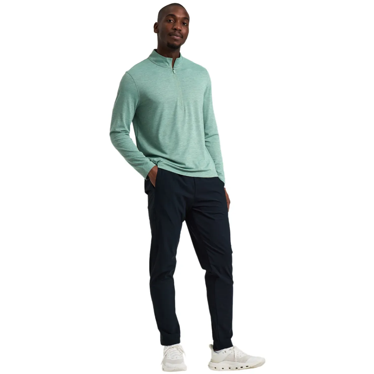 FWD Long Sleeves And Sweaters^DigiStripe - Men's Half-Zip Sweater