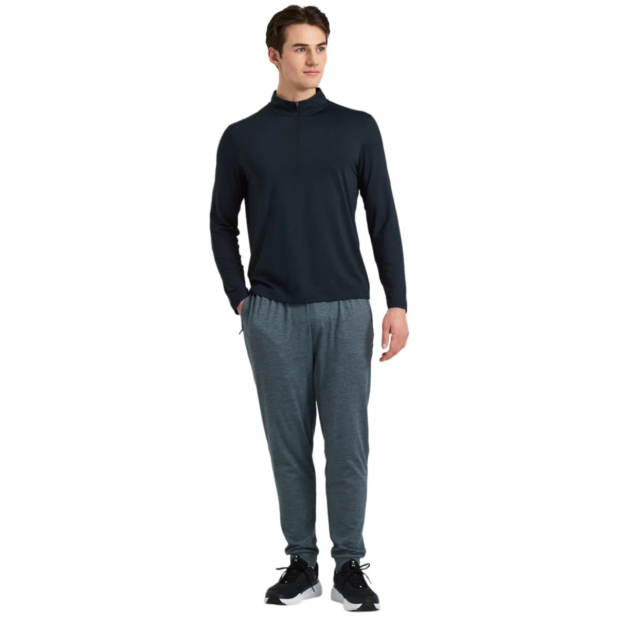 FWD Long Sleeves And Sweaters^DigiStripe - Men's Half-Zip Sweater