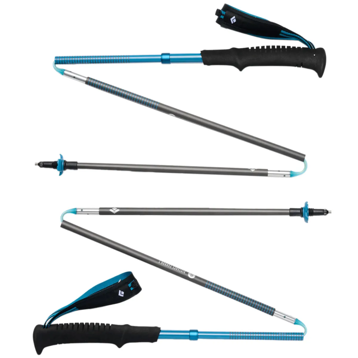 Hot BLACK DIAMOND Distance Carbon Z - Adult Foldable Trekking Poles DESER