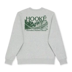 New HOOKÉ Elk River Mountains - Men's Sweatshirt HGR