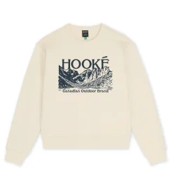 Outlet HOOKÉ Elk River Mountains - Women's Crewneck OAT