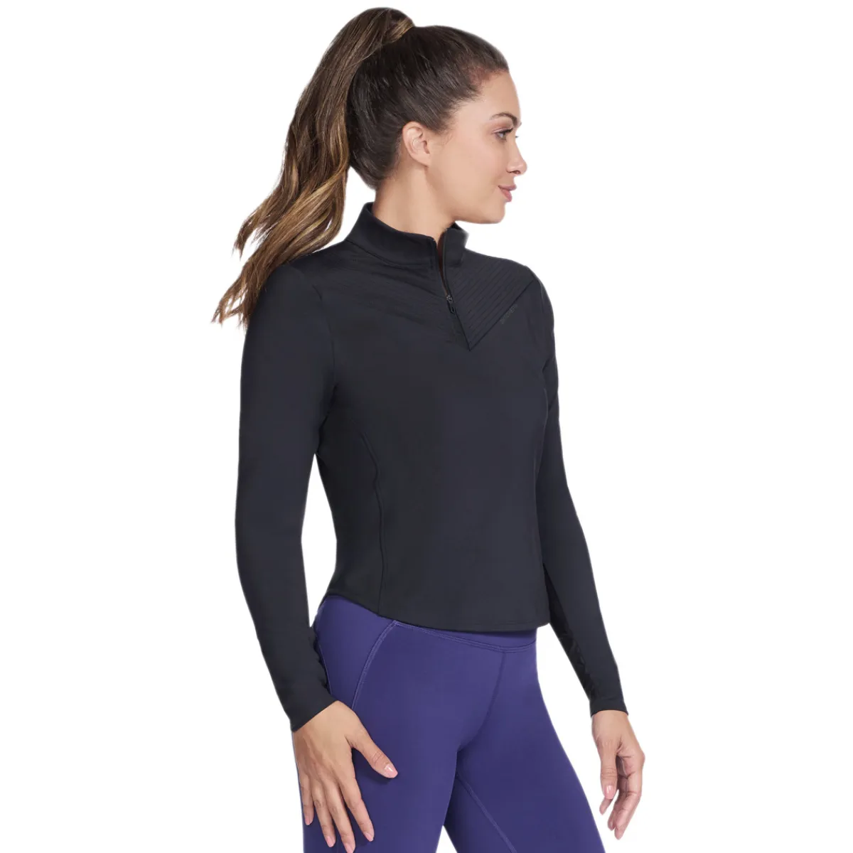 Hot SKECHERS Endurance - Women's Half-Zip Sweater BLK