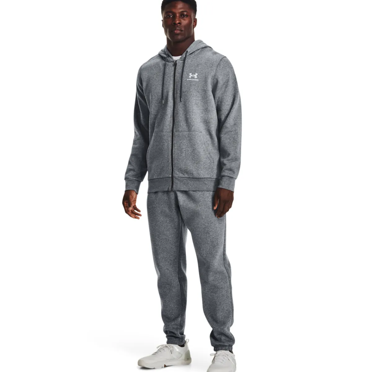 UNDER ARMOUR Hoodies And Vests|Hoodies And Vests^Essential - Men's Full-Zip Hoodie