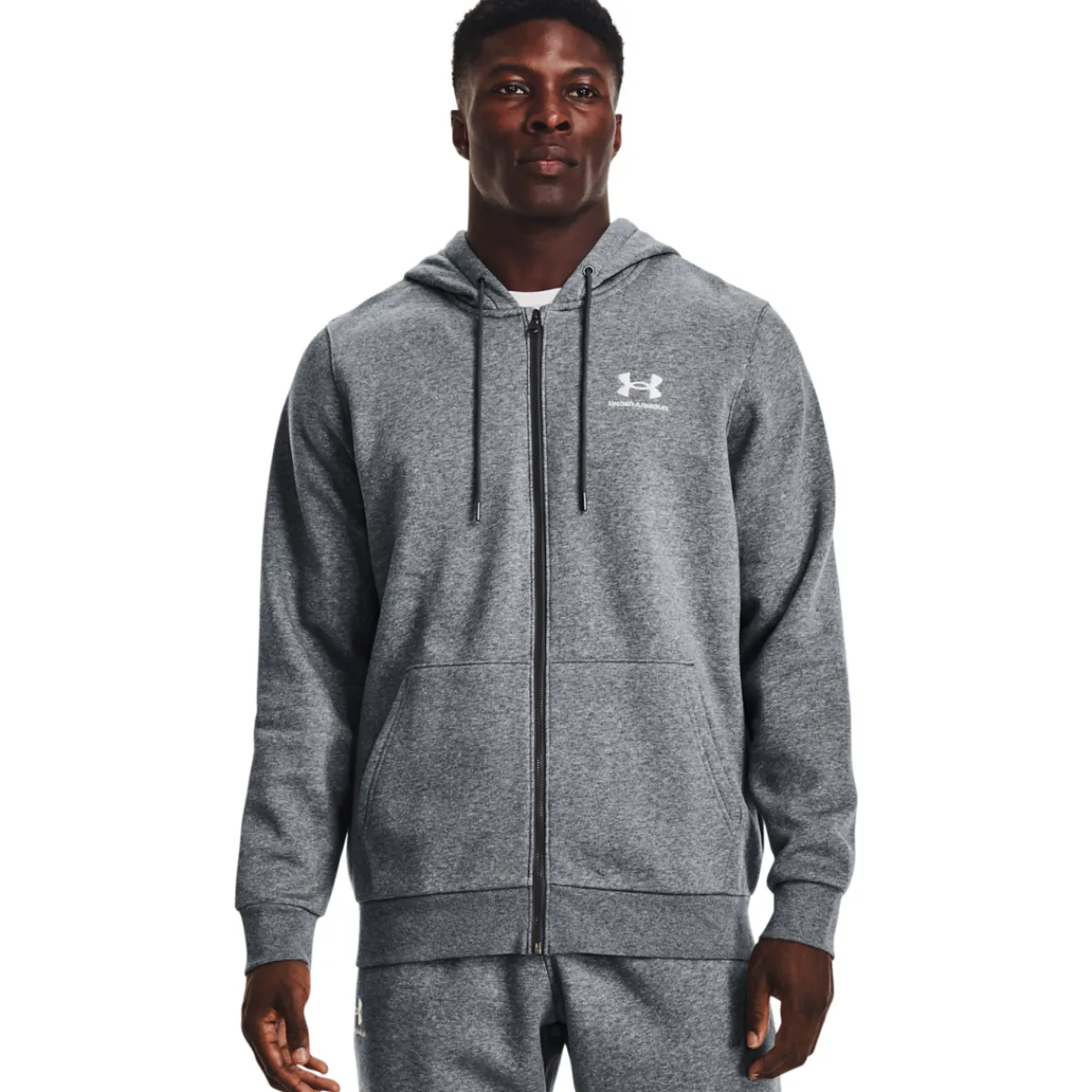 UNDER ARMOUR Hoodies And Vests|Hoodies And Vests^Essential - Men's Full-Zip Hoodie