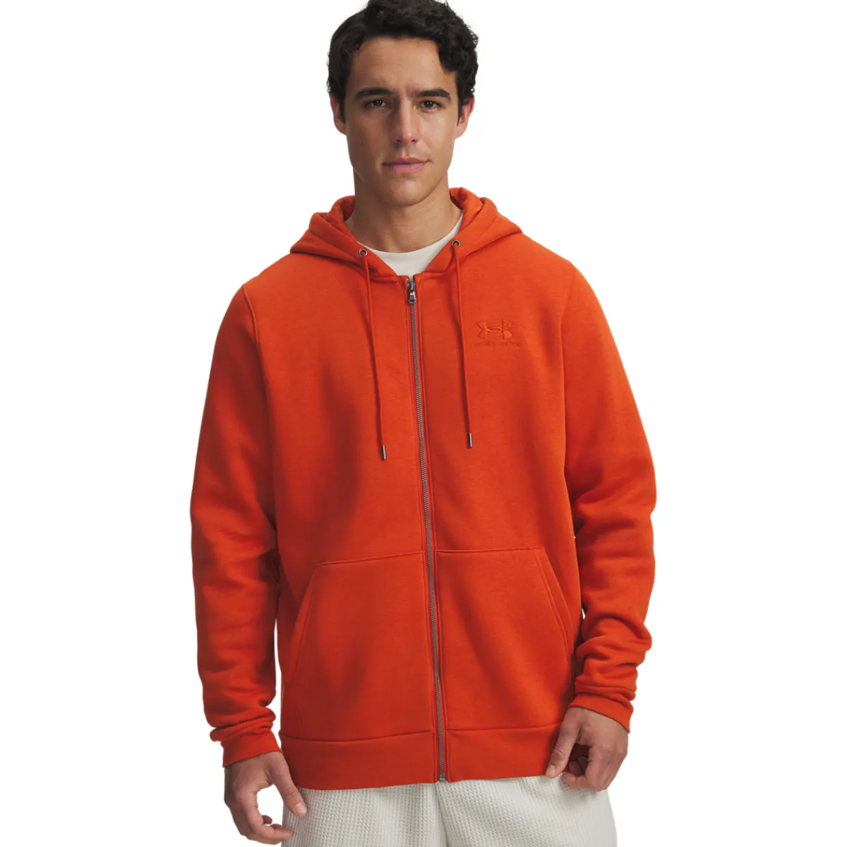 UNDER ARMOUR Hoodies And Vests|Hoodies And Vests^Essential - Men's Full-Zip Hoodie
