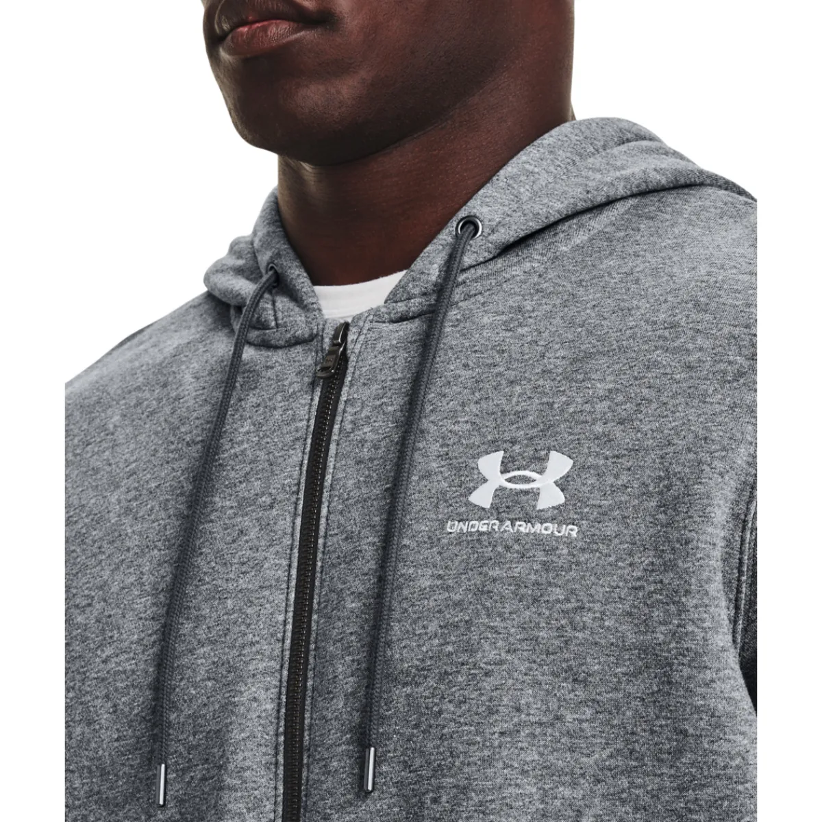 UNDER ARMOUR Hoodies And Vests|Hoodies And Vests^Essential - Men's Full-Zip Hoodie