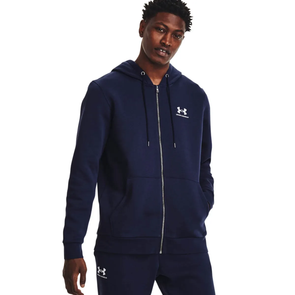 UNDER ARMOUR Hoodies And Vests|Hoodies And Vests^Essential - Men's Full-Zip Hoodie