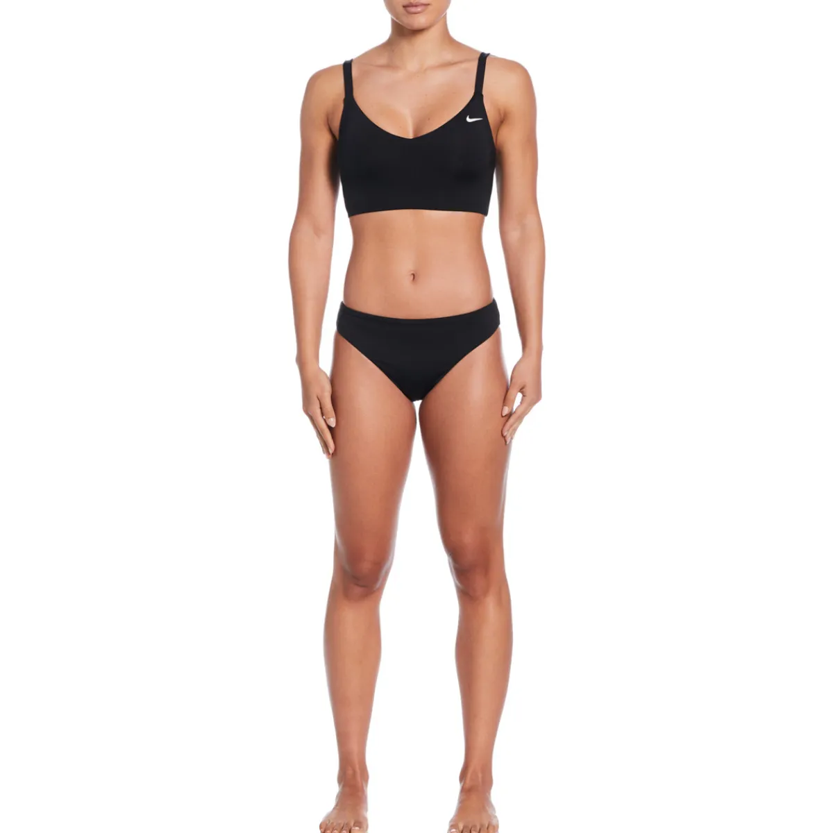 Women NIKE Training Swimsuits|Bikinis And Tankinis^Essential Midkini - Women's Swimsuit Top