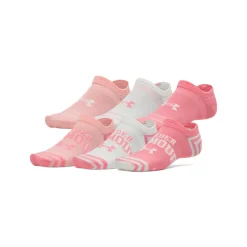 Clearance UNDER ARMOUR Essential No Show (Pack of 6 pairs) - Women's Ankle Socks