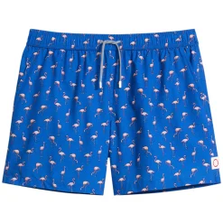 New PUBLIC BEACH Flamingo Vibes - Boys' Board Shorts BLEU